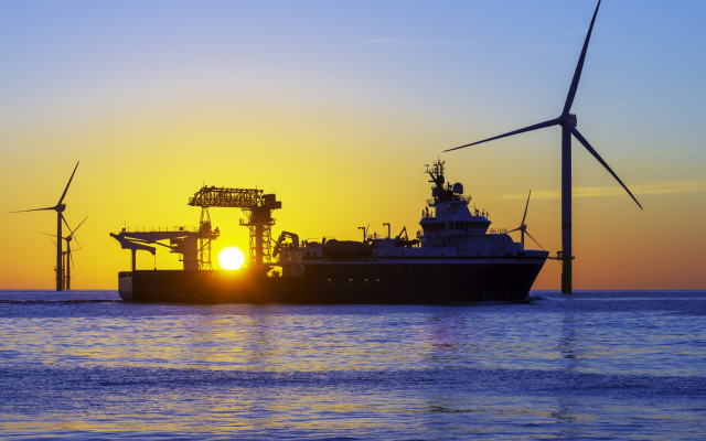 中国风力发电安装船