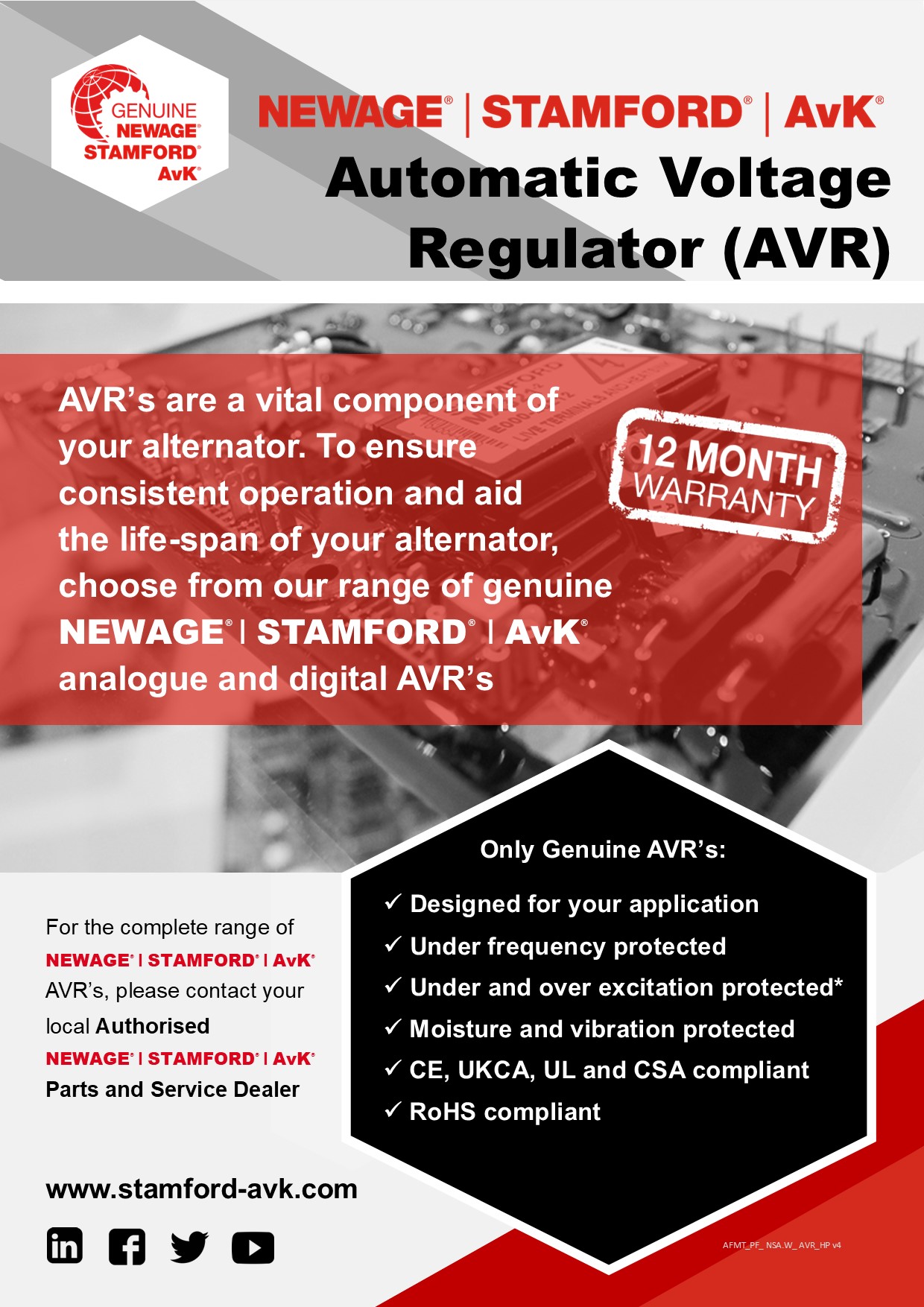 NEWAGE STAMFORD AvK AVR