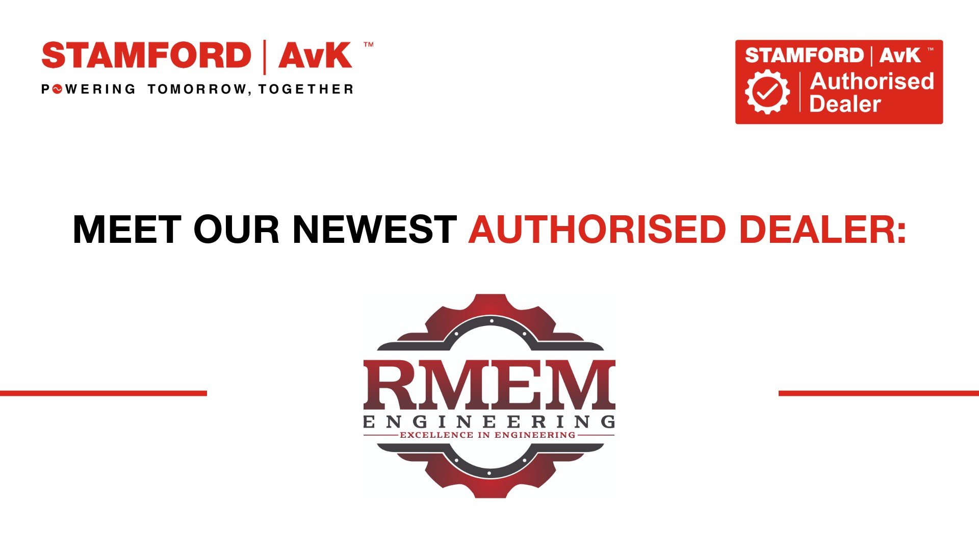 Welcoming RMEM Engineering as Our New Authorised Dealer in Australia